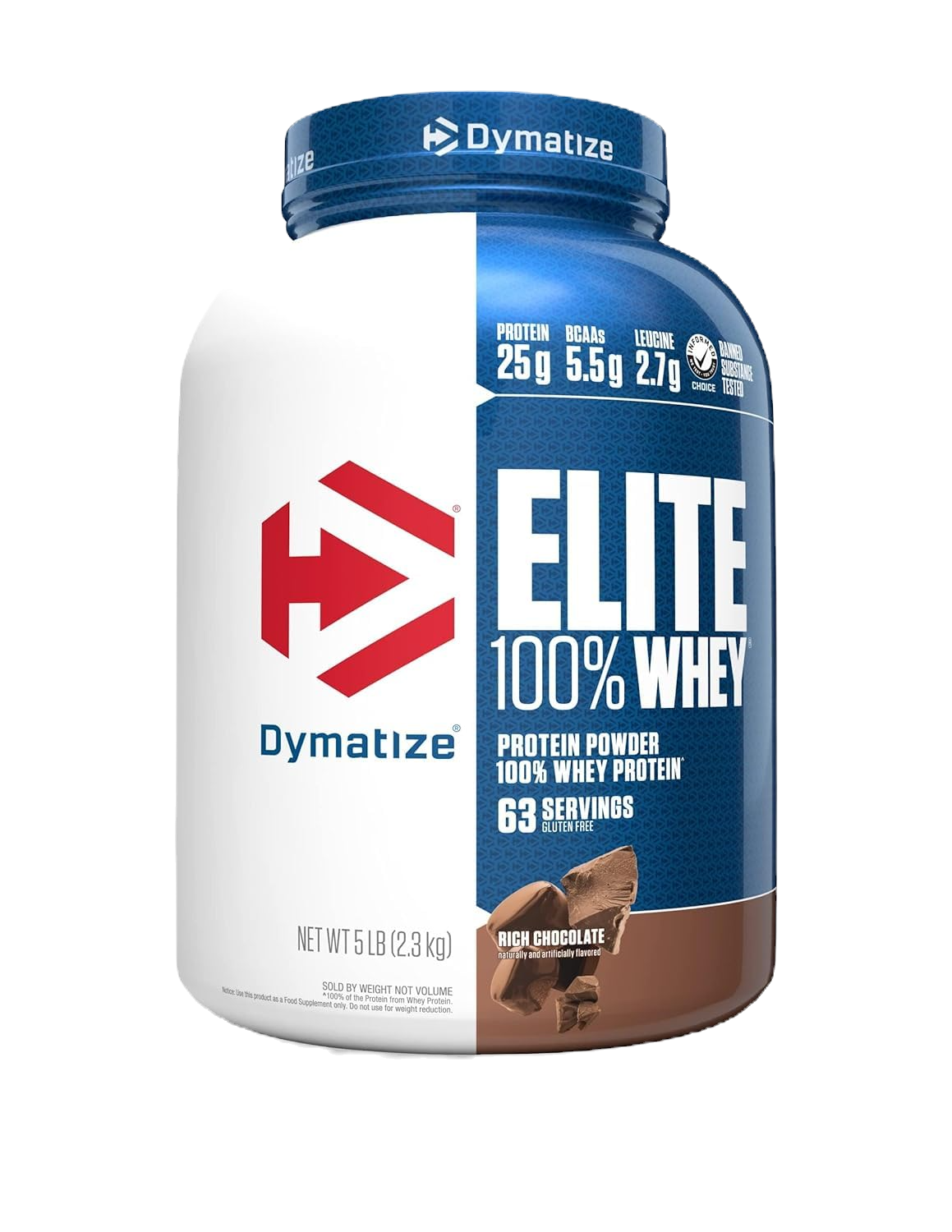 Dymatize Nutrition Elite Whey Protein | 2.3 Kg | Rich Chocolate