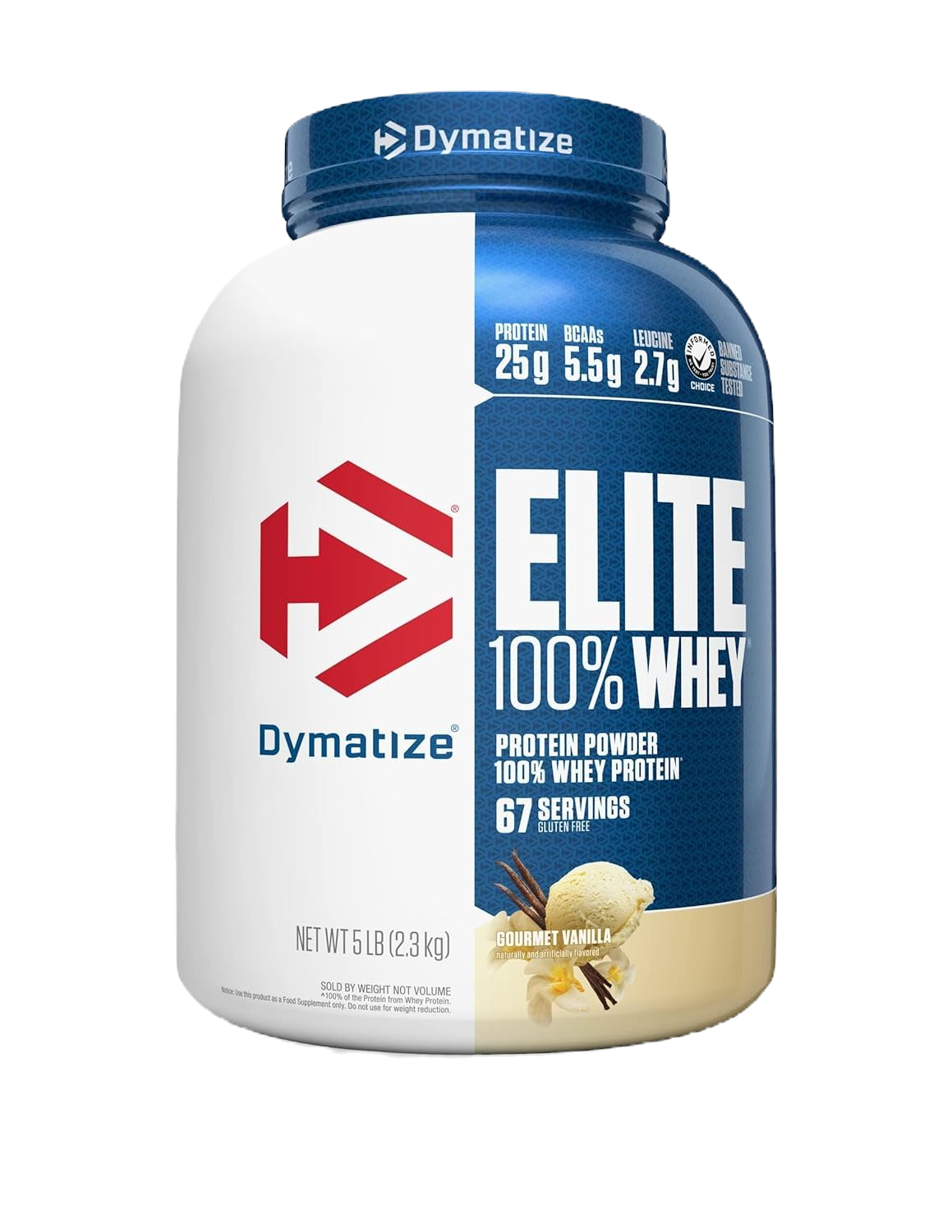 Dymatize Nutrition Elite Whey Protein | 2.3kg | Vanilla