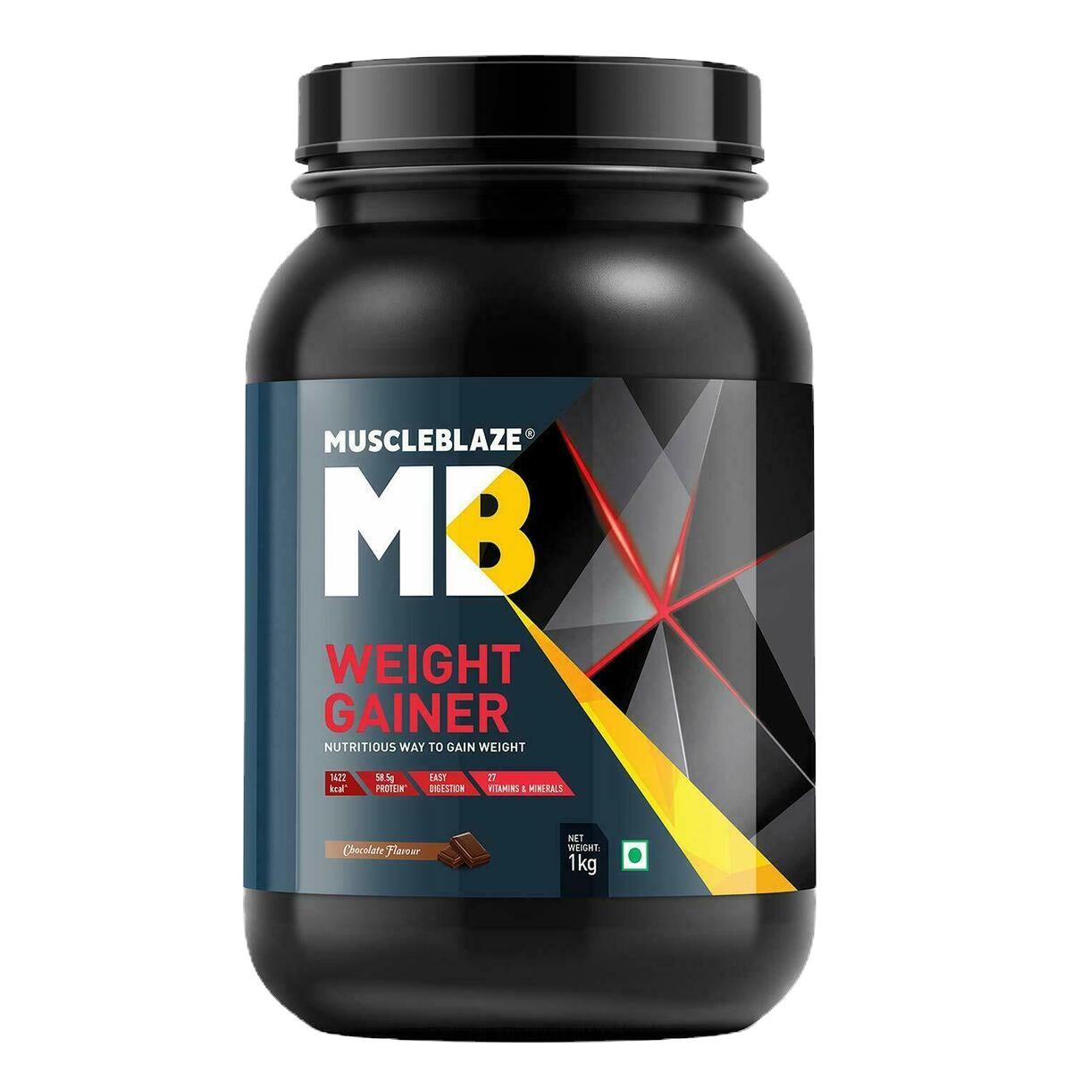 MuscleBlaze Weight Gainer | 1 Kg | Chocolate