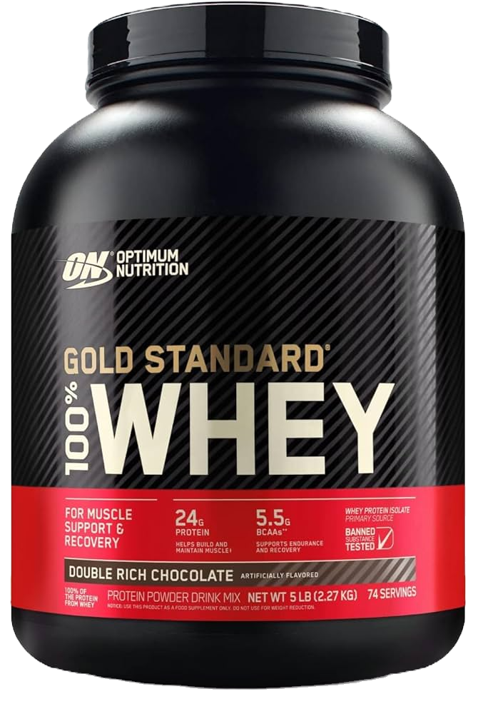 Optimum Nutrition (ON) Gold Standard 100% Whey | Double Rich Chocolate | 2.27 Kg