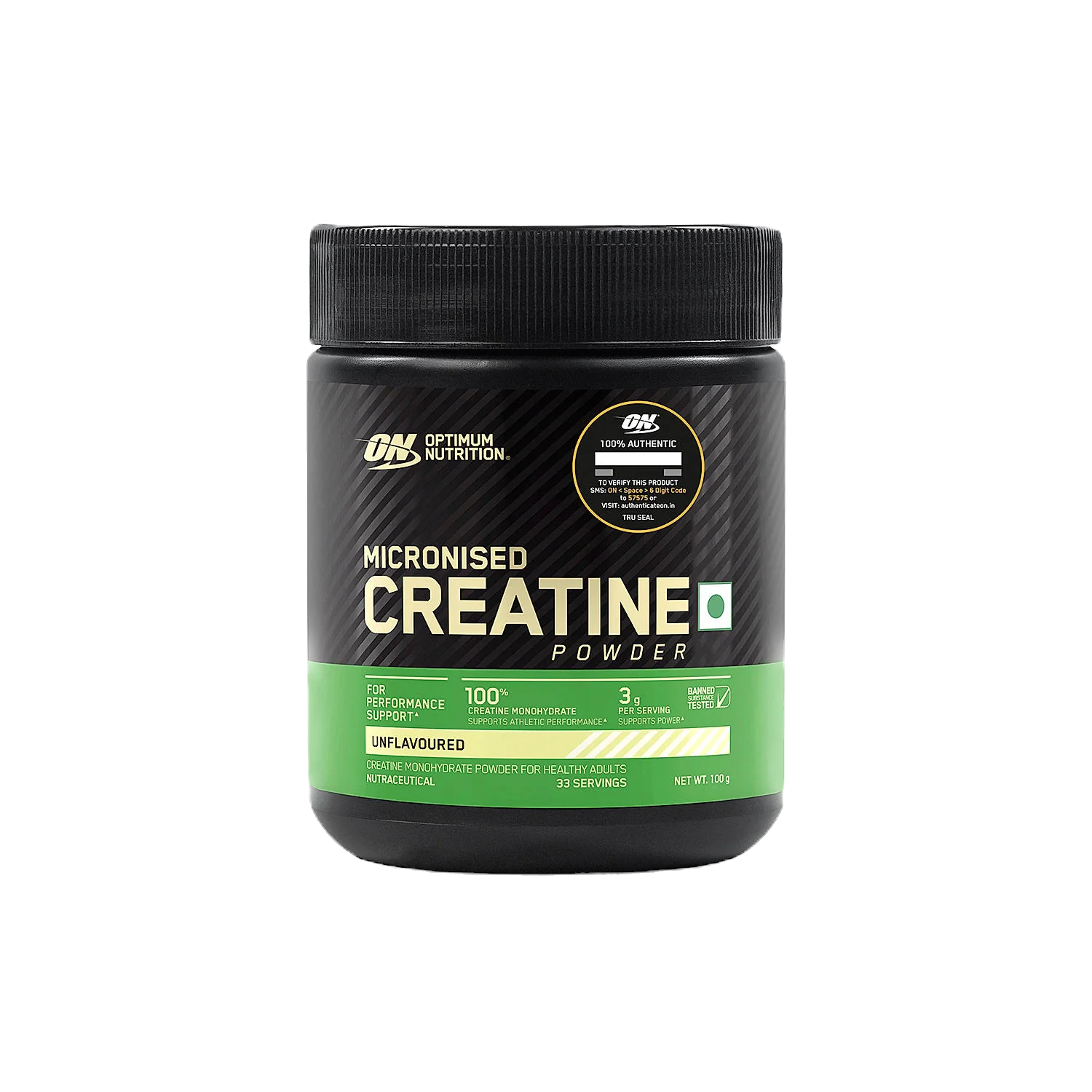 Optimum Nutrition (ON) Micronized Creatine Monohydrate | 100 gms | Unflavoured